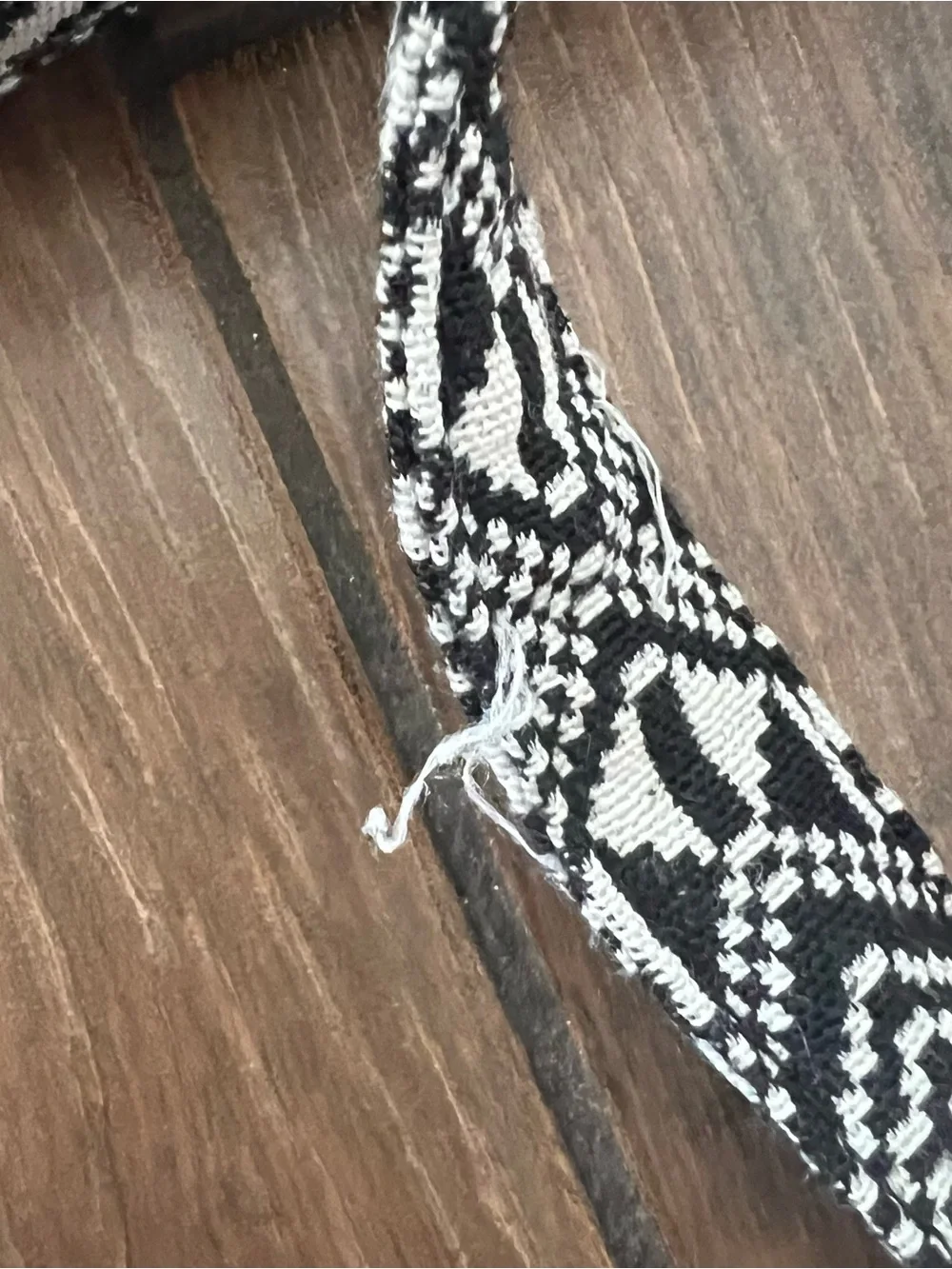 Mudd Boho Fabric Backpack Black and White Geometric Tribal Print